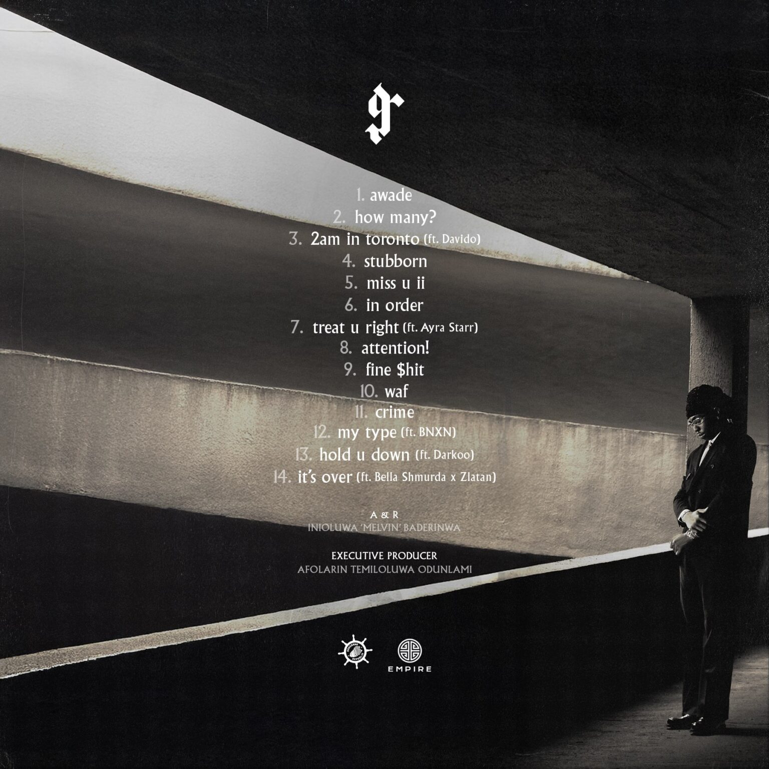 Fola 9 Official Tracklist